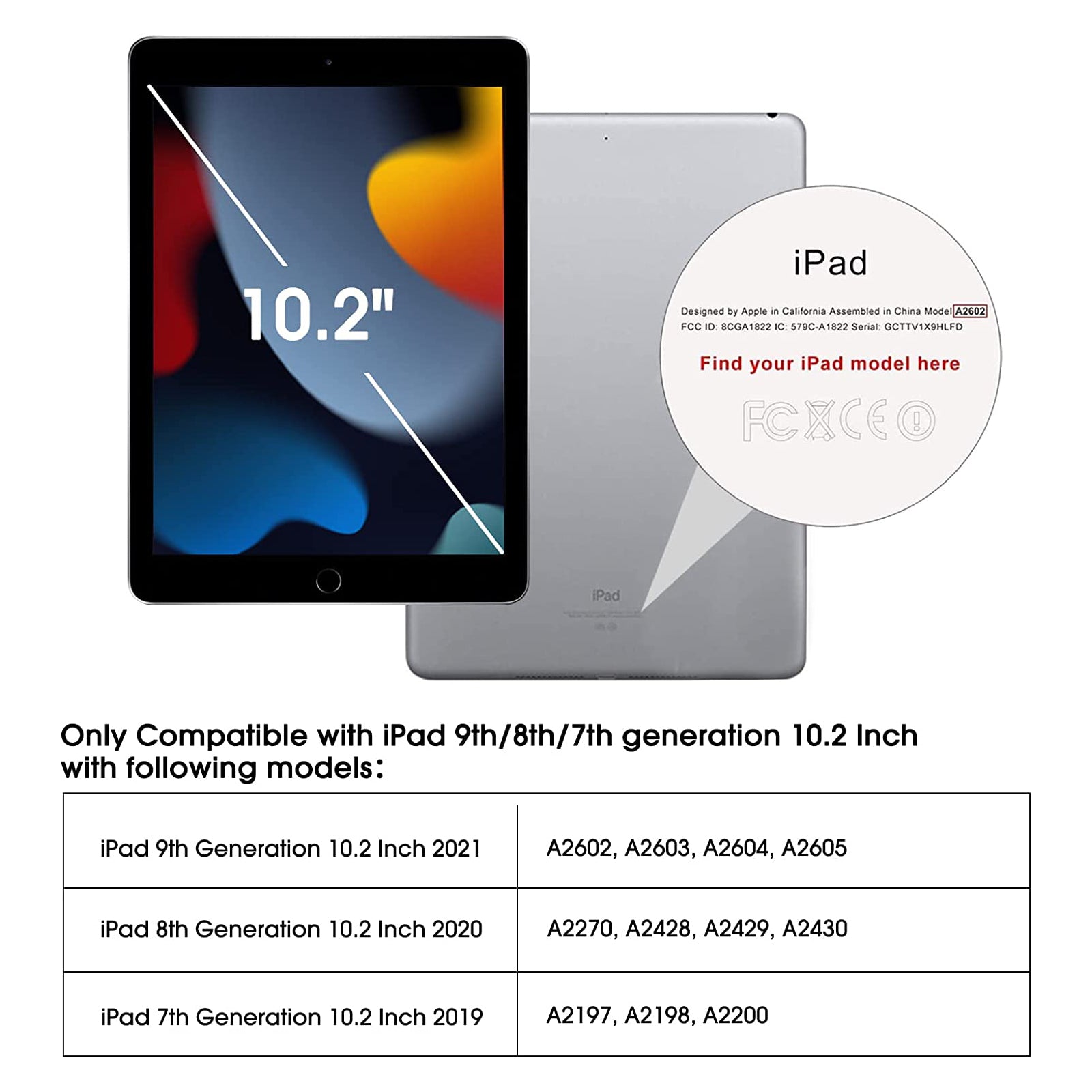 [2 pcs] Full Protection A017 - iPad 10.2 inch