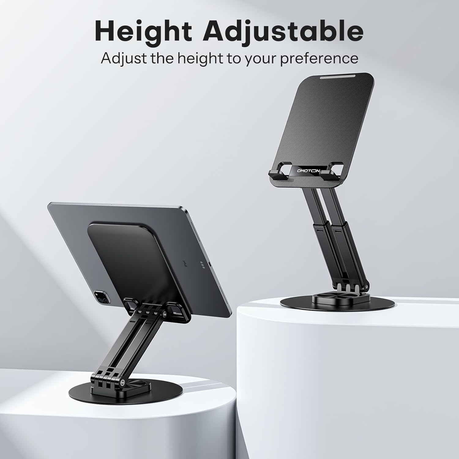 iPad Stand with 360° Rotation