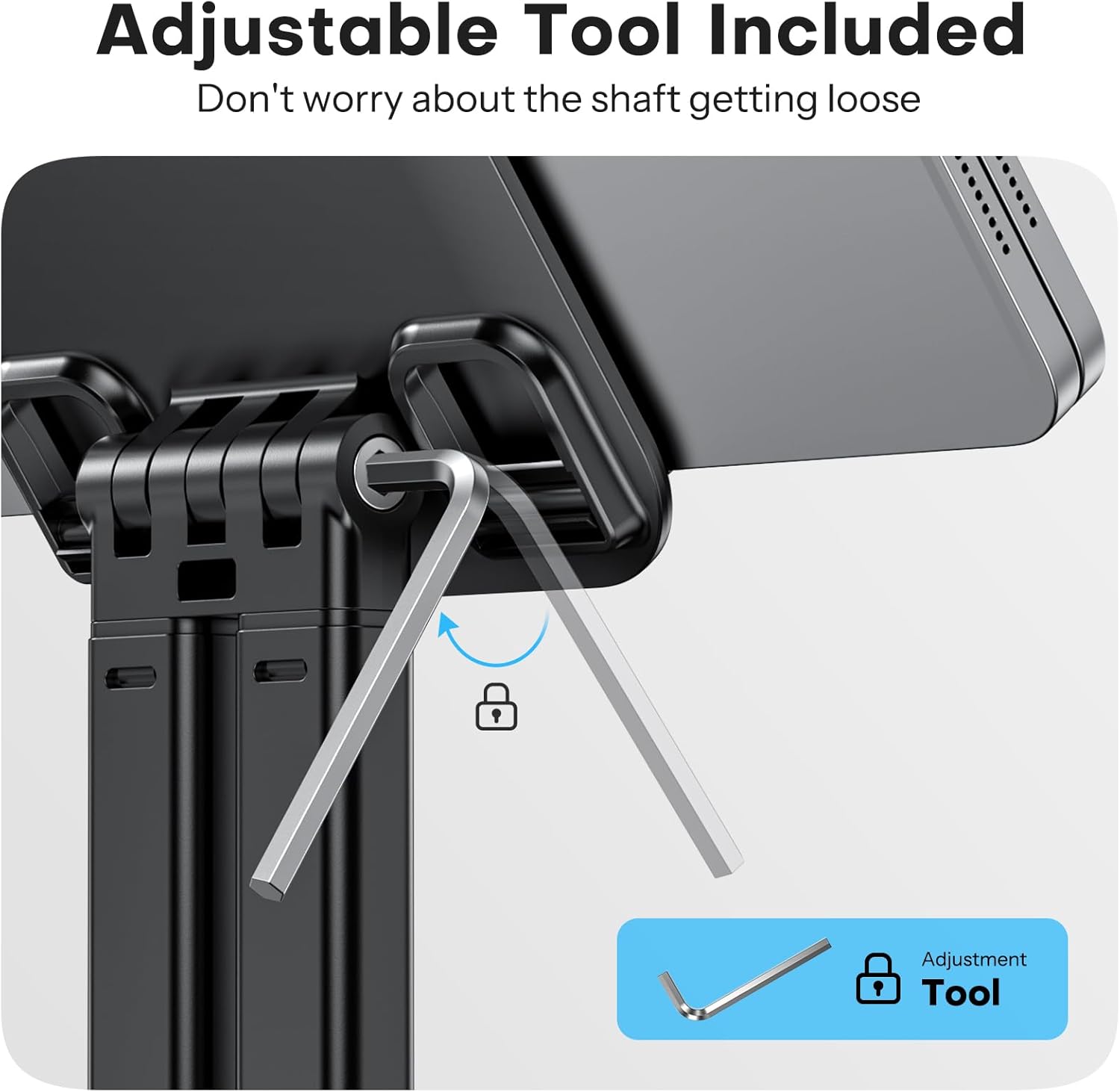 iPad Stand with 360° Rotation