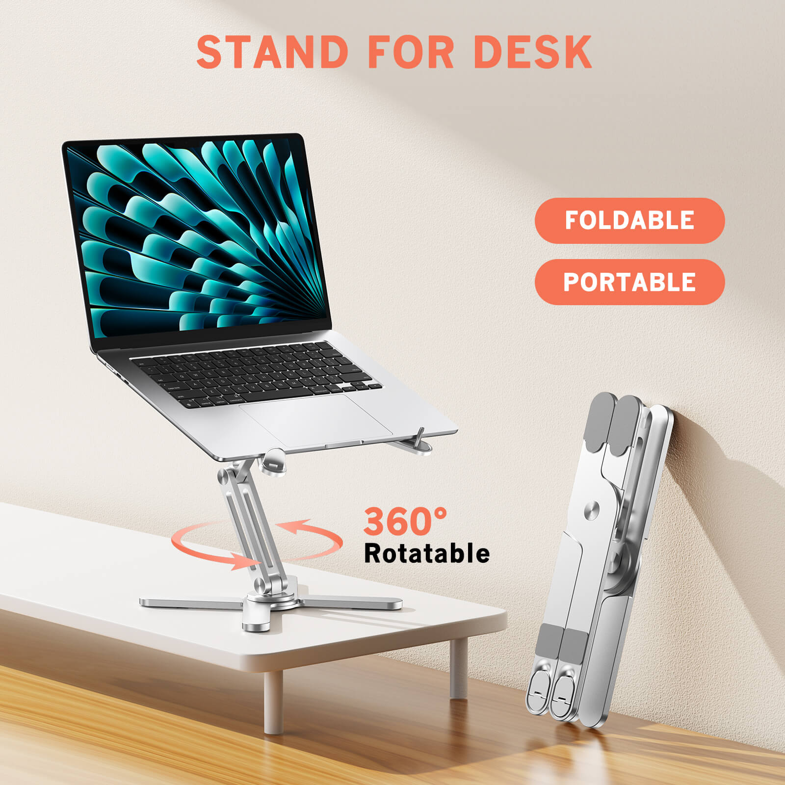 360° Rotating Laptop Stand