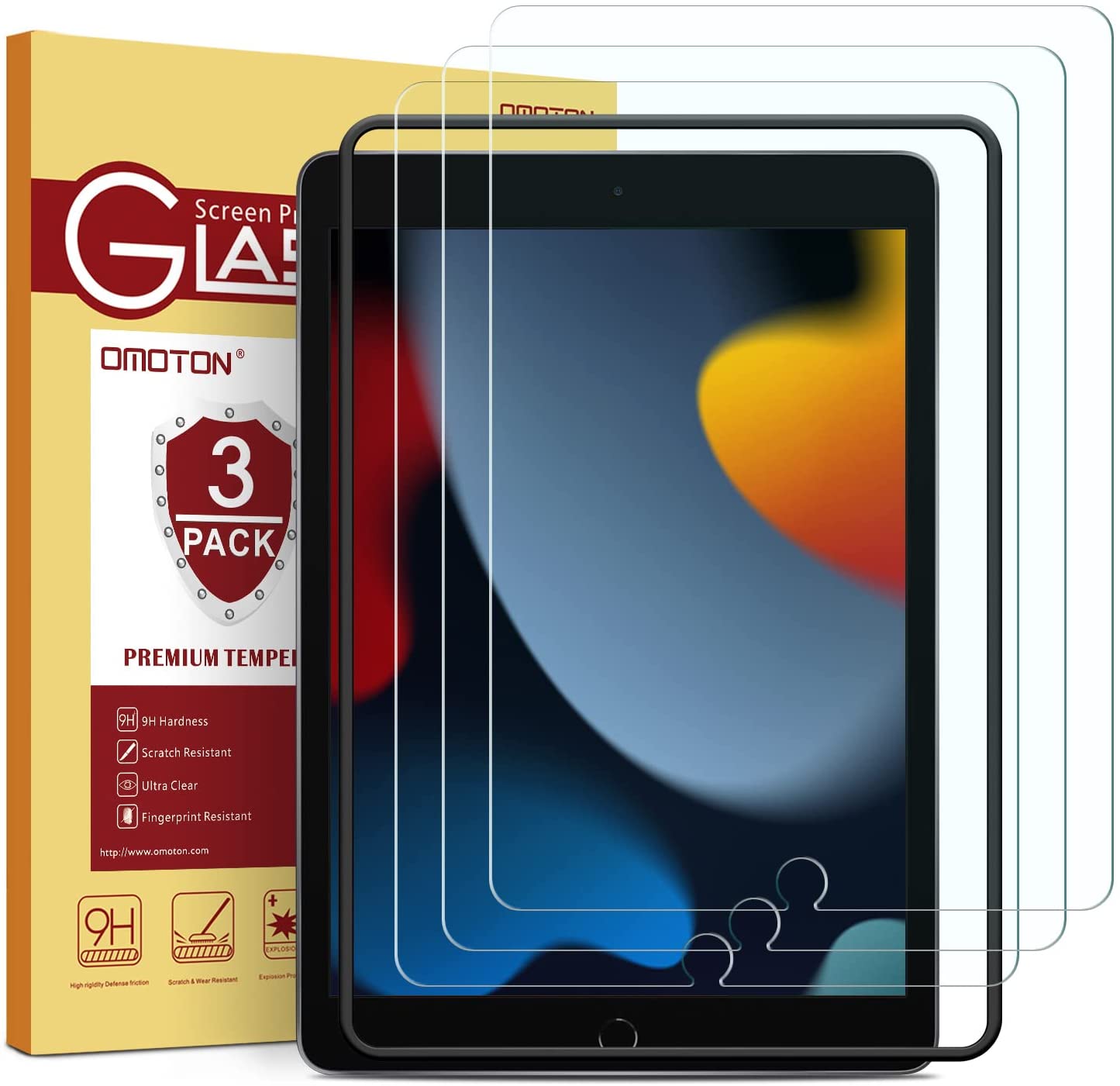 Screen Protectors for iPad 10.2 (iPad 8/iPad 7)/iPad Air 3/iPad Pro 10.5