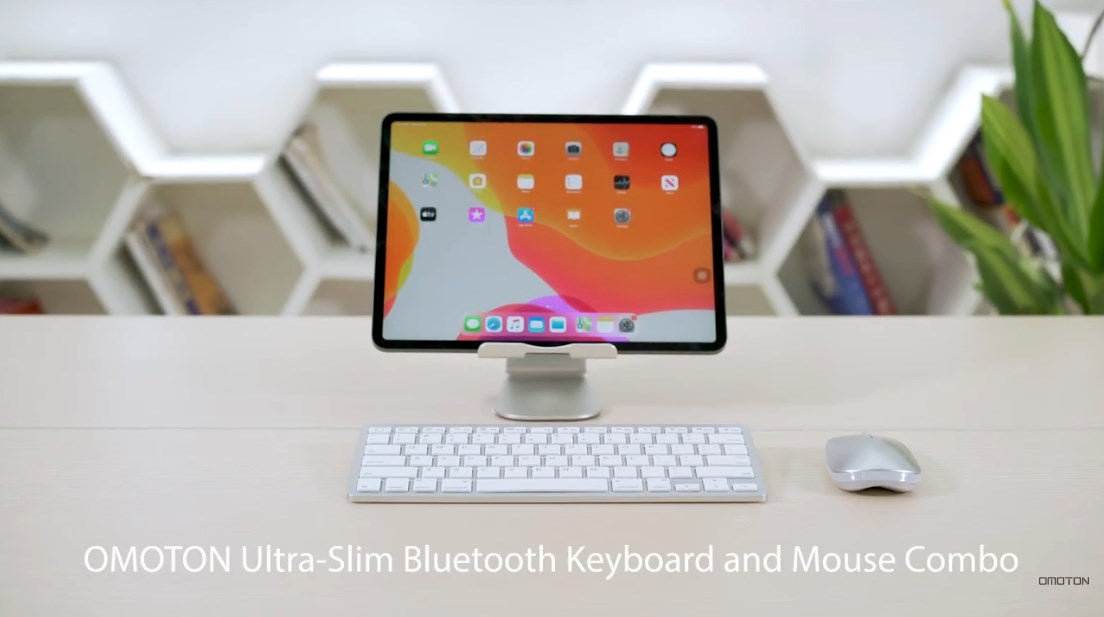 How To Connect OMOTON Bluetooth Keyboard and Mouse Combo