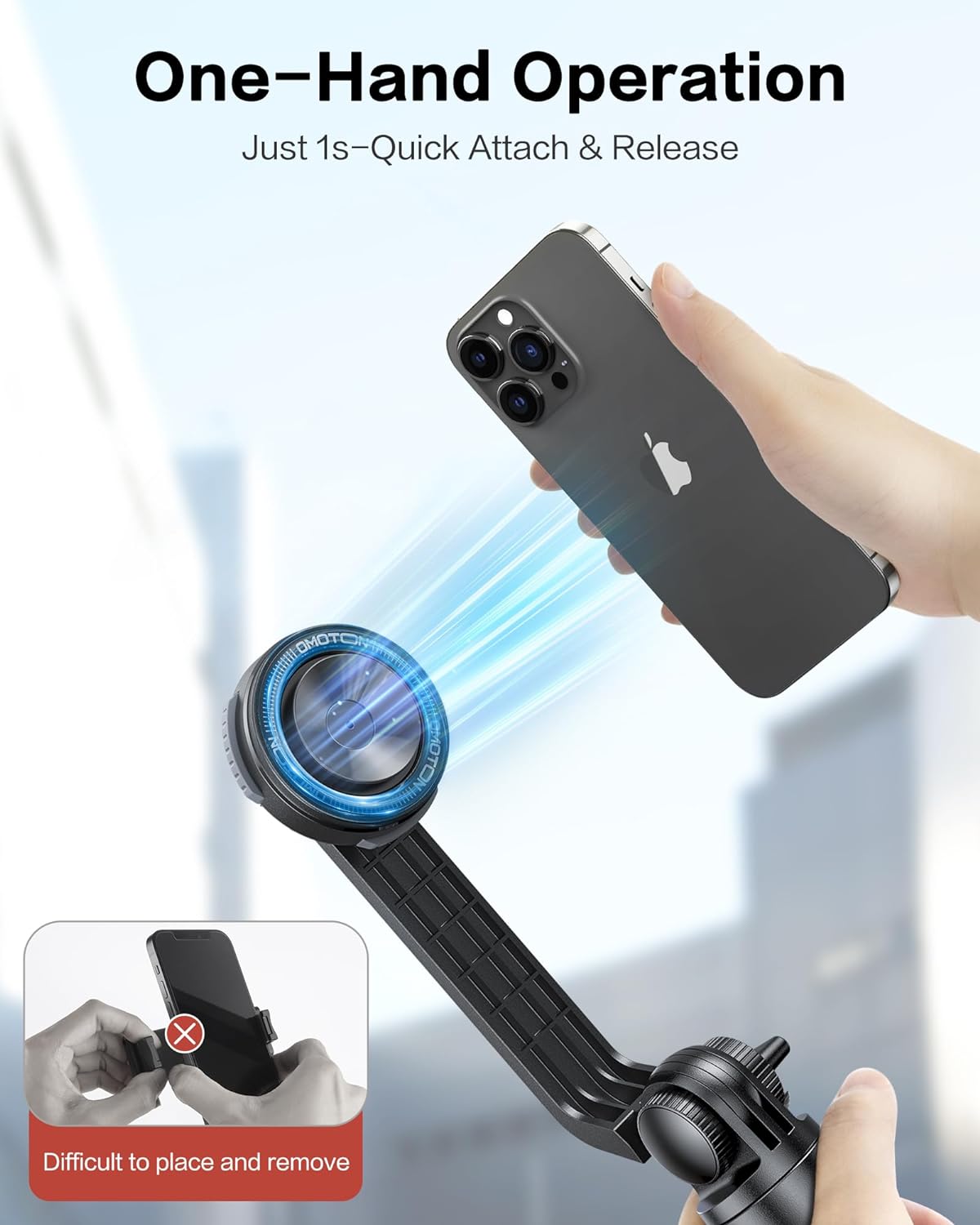 Omoton Phone Tripod Compatible with MagSafe VM03
