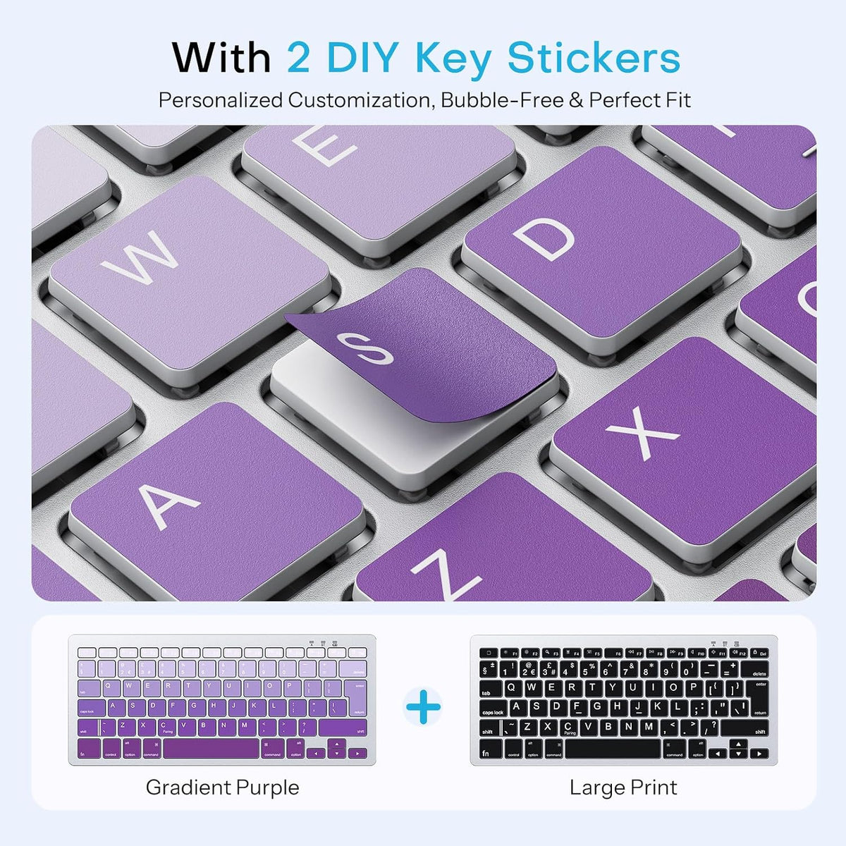 OMOTON Upgraded Rechargeable Wireless Keyboard for iPad, Portable Size Compact Bluetooth iPad Keyboard with UK Layout | 2 Key Stickers| 5-Angle Stand | Works with iPad A16 11th, 10th, Pro, Air