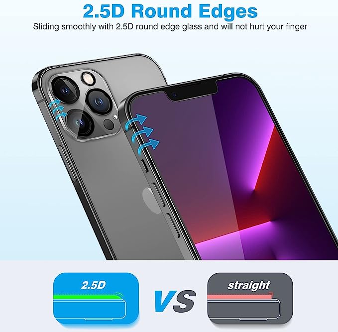 [3 pcs] Rugged & Robust-iPhone 13 Pro Max