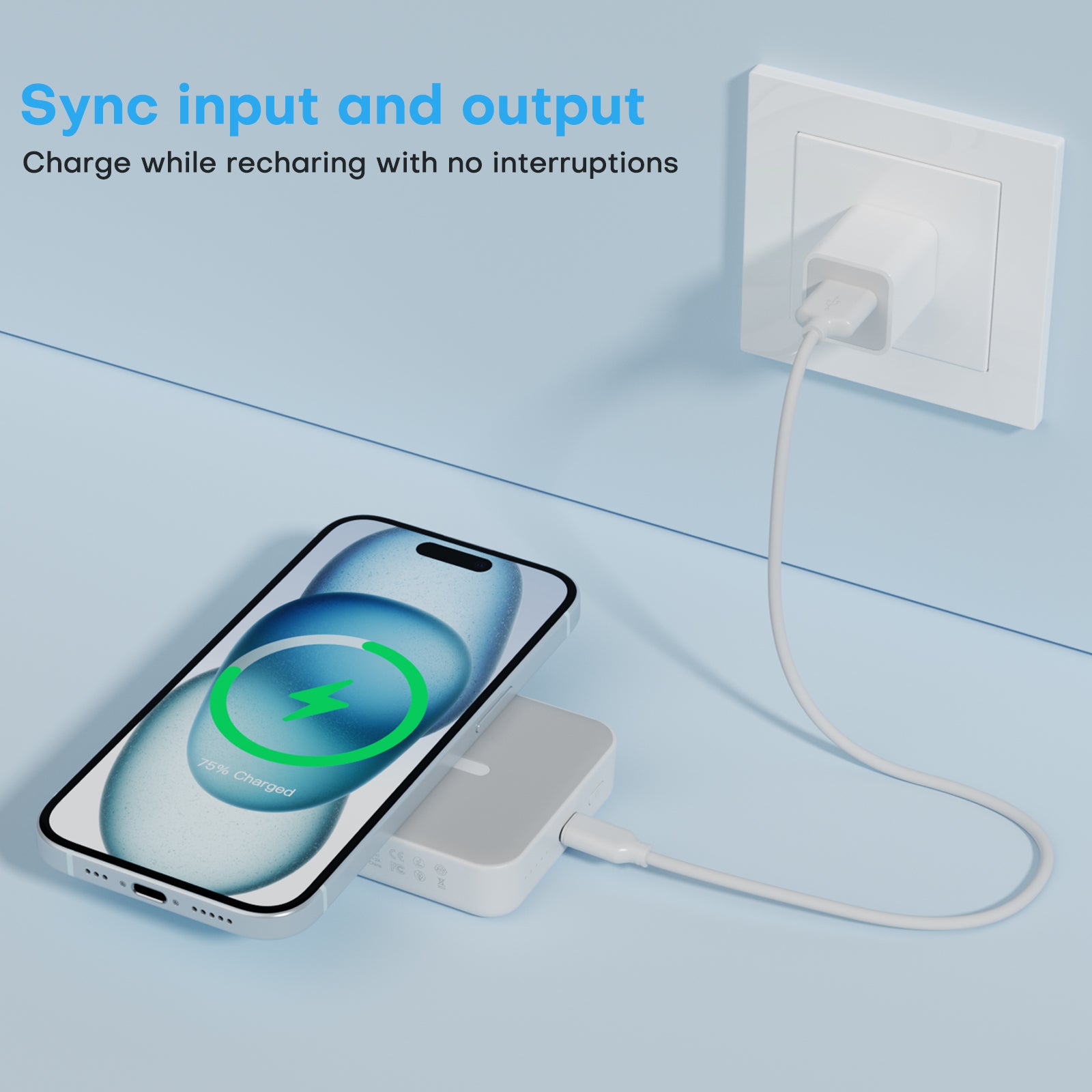 OMOTON Wireless Portable Charger Power Bank