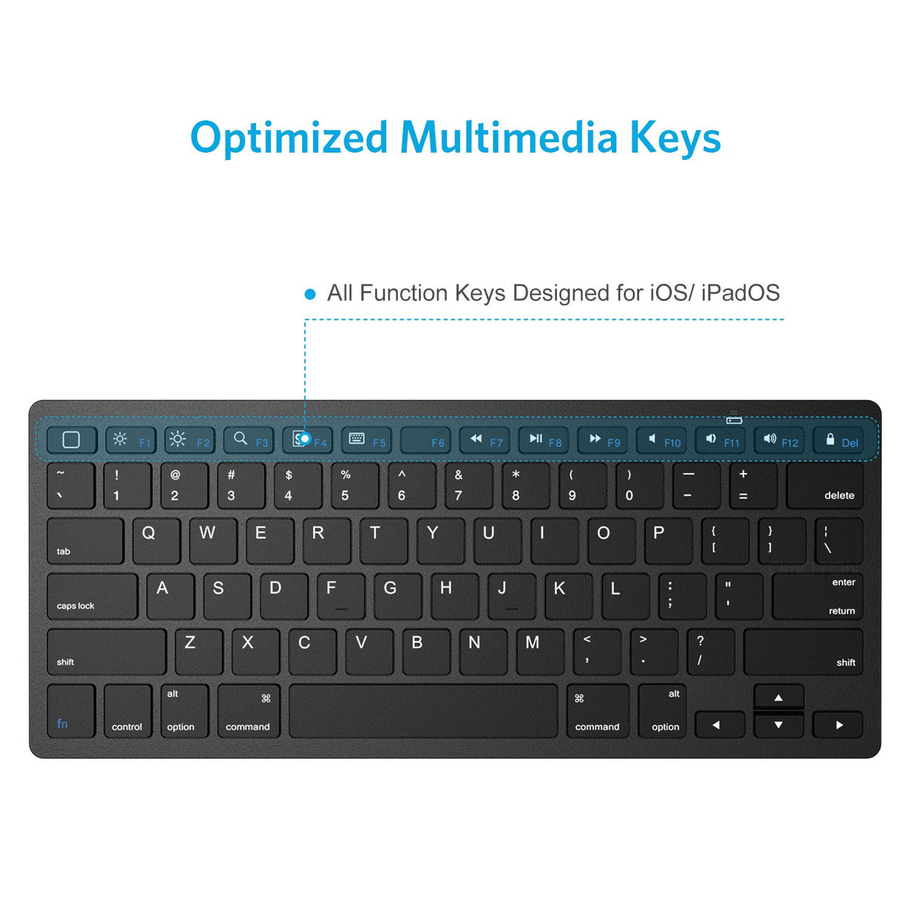 Bluetooth Keybord for iOS System, KB066 | OMOTON